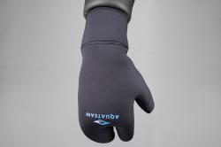 Перчатки Hunter 3х-палые 7мм ультраспан/открытая пора